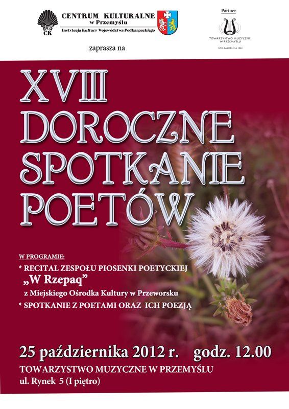 Podkarpaccy poeci spotkają się w Przemyślu