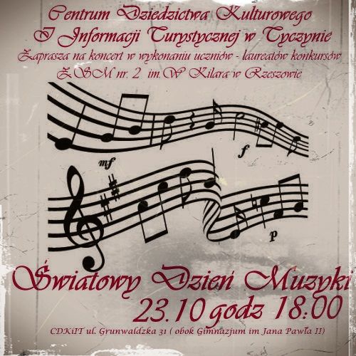 Światowy dzień muzyki w Tyczynie