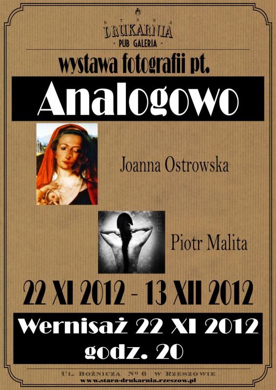 Fotografie Joanny Ostrowskiej i Piotra Mality