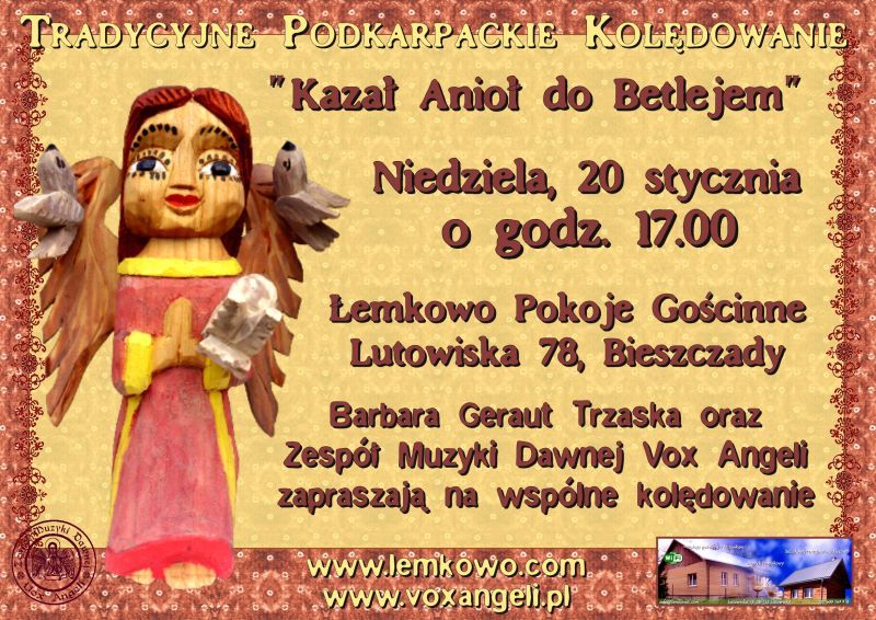 Vox Angeli kolęduje w Bieszczadach