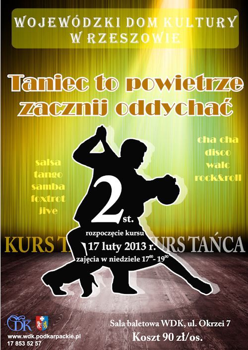 Kursy tańca 2-go i 3-go stopnia