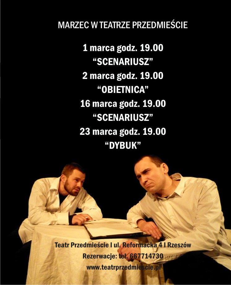 Marcowy repertuar Teatru Przedmieście
