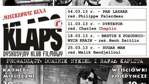 C jak Chaplin. Sprawdź marcowy repertuar DKF Klaps