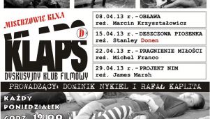 D jak Stanley Donen, czyli kwietniowy repertuar DKF Klaps