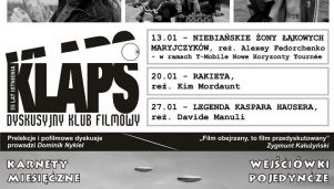 Styczniowe propozycje filmowe KLAPS'a