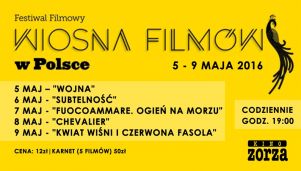 Festiwal Wiosna Filmów w kinie Zorza