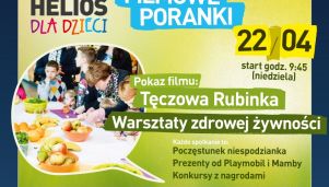 Filmowy Poranek dla Dzieci: Zdrowa żywność i inne atrakcje