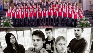 Muzyka chóralna i rockowa na koncercie w Parku Papieskim