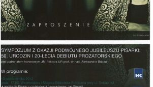 Olga Tokarczuk spotka się z czytelnikami