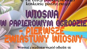 Wiosna w papierowym ogrodzie