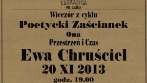Poetycki Zaścianek z Ewą Chruściel