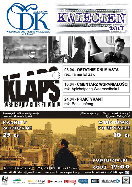 DKF "Klaps". Repertuar na kwiecień