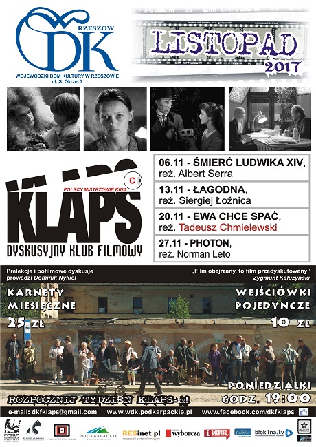 Listopadowy repertuar KLAPS'a