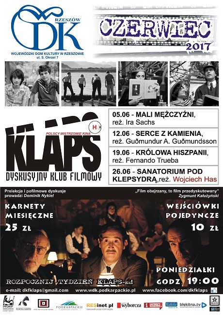 Czerwcowy repertuar DKF Klaps